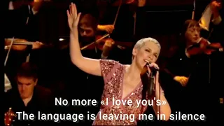 Annie Lennox - No More " I Love You's " with lyrics  LIVE