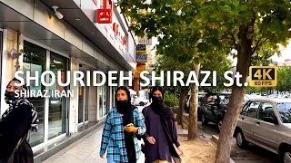 Shiraz Walking Tour, Shorideh Shirazi St., Iran 2022 (4k video)