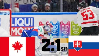 SLOVENSKO VS KANADA MISTROVSTVÍ SVĚTA V HOKEJI 2023 CZE KOMENTÁŘ