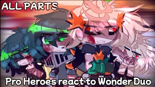 [MHA/BNHA] Pro Heroes react to Wonder Duo (Bakugo & Deku) | ALL PARTS | My Hero Academia | GCRV