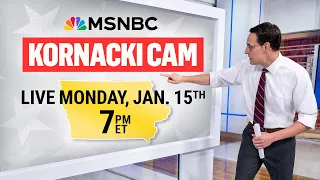 Kornacki Cam LIVE all night I 2024 Iowa Caucus