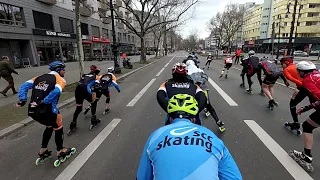 Berliner Halbmarathon 2023 Inlineskating Block B