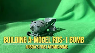 Building A-Model RDS-1 Bomb. Russia's First Atomic Bomb.