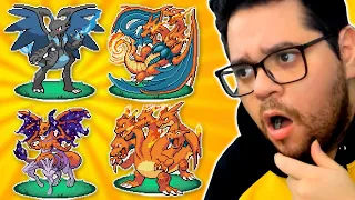 Criei 200 Fusões de Charizard no jogo Pokemon de celular e PC   POKEMON INFINITE FUSION