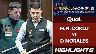 Qual. - 무랏 나시 초클루 Murat Naci COKLU vs 다니엘 모랄레스Daniel MORALES. H/L