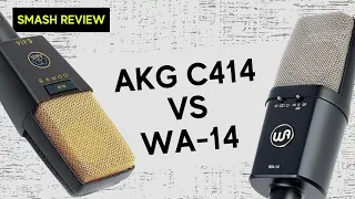 Comparación de micrófonos "AKG C414" y su imitación "WA14" de Warm Audio | SMASH REVIEW