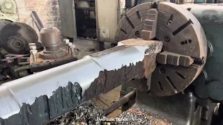 We Made 200Kg Bolt and Nut - Turning Uselss Iron into Monumental Treasure with Old School Machining