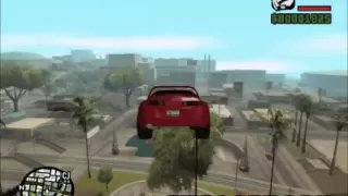 GTA San Andreas.gameplay (на код для летающих машин)