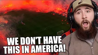 AMERICAN Reacts to Top 10 LOUDEST ULTRAS in The WORLD! *INSANE*