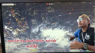 AMay mga cloud cluster sa labas ng PAR ngayong araw ng Lunes, I-monitor natin!