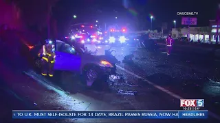 2 Hospitalized After Overnight Crash In Vista