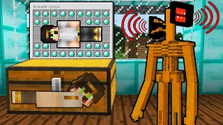 Я СПРЯТАЛСЯ ОТ СИРЕНОГОЛОВОГО В СУНДУКЕ В МАЙНКРАФТ 100% ТРОЛЛИНГ ЛОВУШКА MINECRAFT СИРЕНОГОЛОВЫЙ