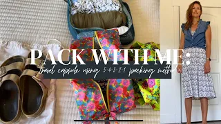 Pack with Me! 5-4-3-2-1 Packing Method for a 10 Day Trip