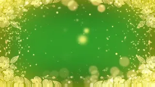 Golden particles green screen video template effects | Green screen video | Free template screen