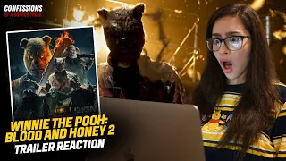 WINNIE THE POOH BLOOD AND HONEY 2 (2024) TRAILER REACTION | Confessions of a Horror Freak