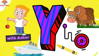 Letter Y Words and Sounds | Learn English | Phonics