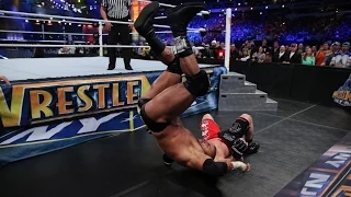 Brock Lesnar takes Triple H to Suplex City: Slow Mo Replay from WrestleMania 29