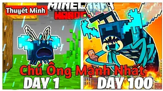 100 Ngày Trở Thành Chú Ong Mạnh Nhất Minecraft | Gugu™