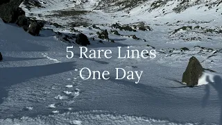 Great Gulf Adventures - Solo Ski Mountaineering on Rare Mount Washington Lines