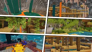 Minecraft Cave Seeds You NEED To Explore! (Huge Lush Caves, Dripstone Caves, Mineshafts & More!)