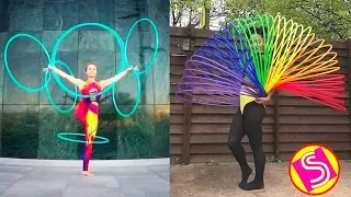 Best Hula Hoop Dance Challenge You've Even Can't Imagine | New Hula Hooping Videos