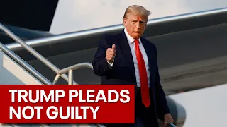 Trump pleads not guilty, waives Georgia arraignment