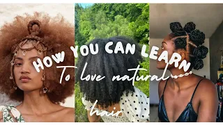 5 things to help you learn to love your natural hair