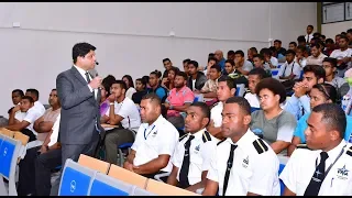 Fijian Attorney-General holds the 2018-2019 National Budget Roadshow Q & A at FNU, Samabula.