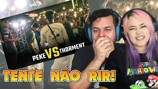 (SEU PAI CH#IR0 O P# DO SALGUEIRO) PEKE VS THORMENT [GRANDE FINAL] Batalha do Tanque | RJ ‹ REACT ›