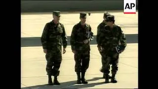 GERMANY: ARRIVAL OF US SOLDIERS RELEASED FROM YUGOSLAVIA