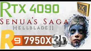SENUA'S SAGA HELLBLADE II DLSS  PERFORMANCE | RTX 4090 +7950X3D  BENCHMARK | HIGH SETTINGS 2K/1440p