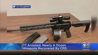 Police Arrest 77, Seize Nearly A Dozen Weapons In Gun And Drug Crackdown