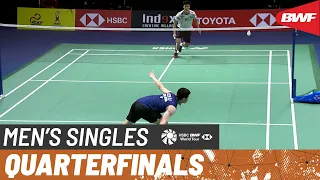 GR TOYOTA GAZOO RACING Thailand Open 2022 | Lee Zii Jia (MAS) vs. Shesar Hiren Rhustavito (INA) | QF