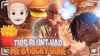 This blunt had Me And Ricky GONE😵 (Mukbang /Smoke Sesh) #trending