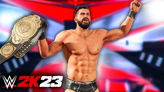 WWE 2K23 MyRISE - I Won The IC Title in My WWE Debut!