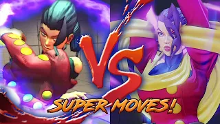 SFIV vs SFV:CE - SUPER / ULTRA Moves Comparison! (2021 Update)