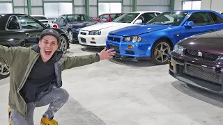 A SECRET WAREHOUSE FULL OF GTR SKYLINES & OTHER ILLEGAL IMPORTS!