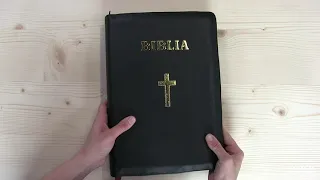 Biblia lui Serban Voda Cantacuzino sau Biblia de la 1688 (ed.2018), coperta piele naturala, neagra