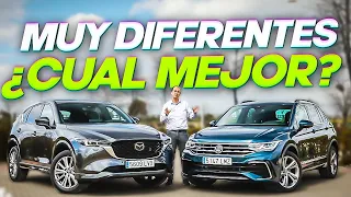 ¡TRIUNFAN! ⚠️ MAZDA CX-5 VS VOLKSWAGEN TIGUAN | Comparativa