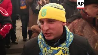 Rally against Ukrainian authorities starts in Kiev city centre