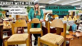 THIS IS WHY I LOVE THRIFTING!!! Epic All Day Thrifting | Vintage Haul | Goodwill | Thrift With Me!