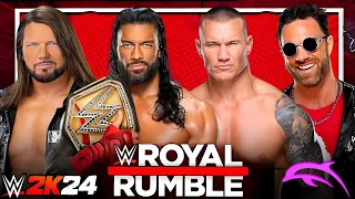 WWE 2K24 WII | Roman Reigns vs Randy Orton vs LA Knight vs Aj Styles