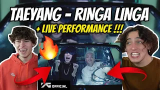 South Africans React To TAEYANG - RINGA LINGA(링가 링가) M/V + LIVE PERFORMANCE !!!