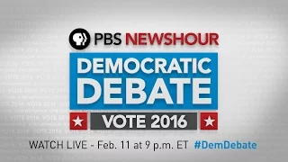 PBS NewsHour Democratic Debate