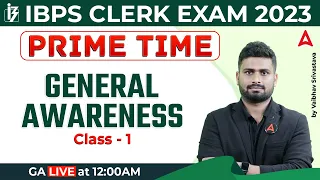 IBPS CLERK 2023 | General Awareness Class-1| GA by Vaibhav Srivastava