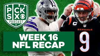 LIVE WEEK 16 NFL RECAP: HIGHLIGHTING ALL THE TOP MOMENTS FROM SUNDAY + PLAYOFF PICTURE