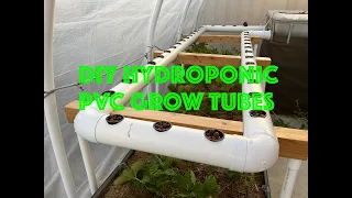 DIY Hydroponic / Aquaponic grow tubes using PVC pipe cheap!