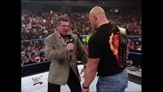 Vince McMahon Wants The Old Stone Cold Steve Austin Back WWE Smackdown 7-12-2001