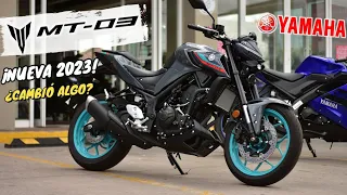 ¡NUEVA YAMAHA MT 03 2023!😱🔥, ¿CAMBIÓ EN ALGO?💯 |  Aguacate Motovlogs