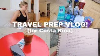 TRAVEL PREP VLOG: Trip Essentials Shopping, Cleaning, Laundry, Plan For School & More | Hannah Grace
